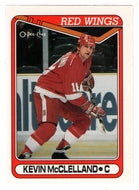 Kevin McClelland - Detroit Red Wings (NHL Hockey Card) 1990-91 O-Pee-Chee # 389 Mint