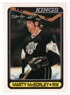 Marty McSorley - Los Angeles Kings (NHL Hockey Card) 1990-91 O-Pee-Chee # 392 Mint