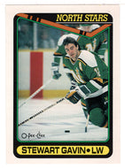 Stewart Gavin - Minnesota North Stars (NHL Hockey Card) 1990-91 O-Pee-Chee # 402 Mint
