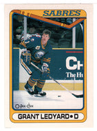 Grant Ledyard RC - Buffalo Sabres (NHL Hockey Card) 1990-91 O-Pee-Chee # 406 Mint