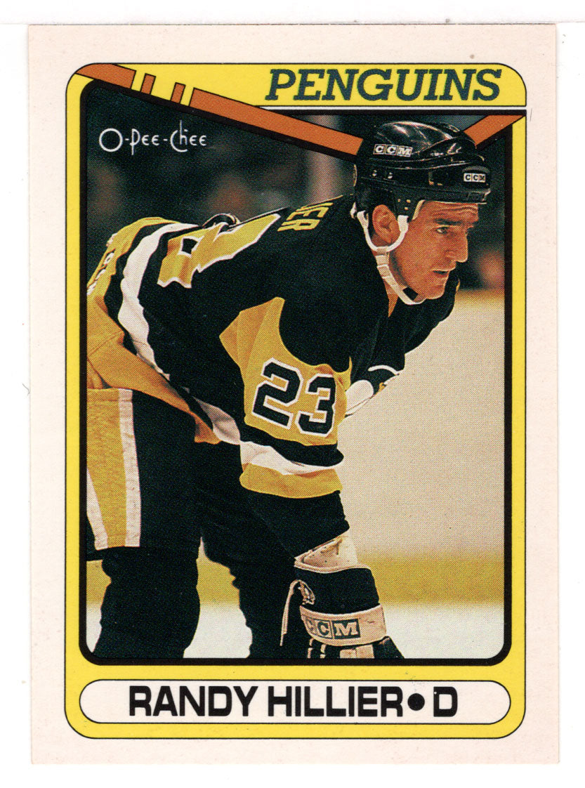 Randy Hillier - Pittsburgh Penguins (NHL Hockey Card) 1990-91 O-Pee-Chee # 408 Mint