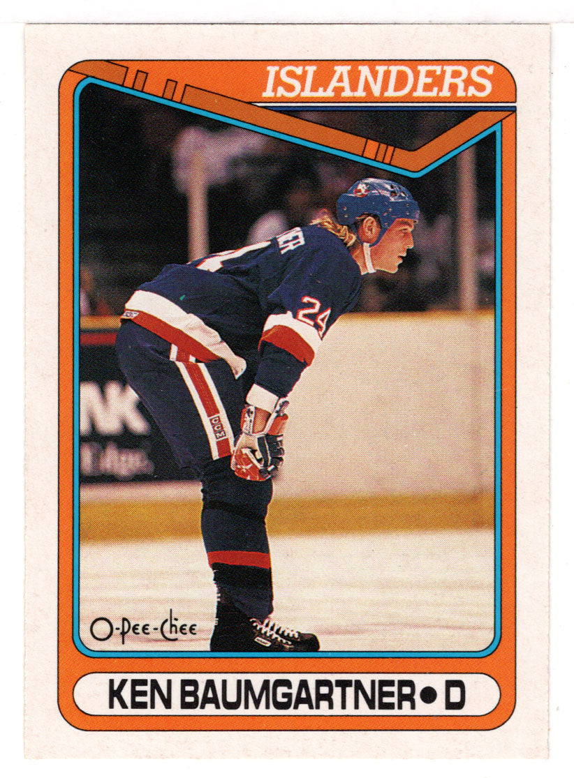 Ken Baumgartner RC - New York Islanders (NHL Hockey Card) 1990-91 O-Pee-Chee # 414 Mint