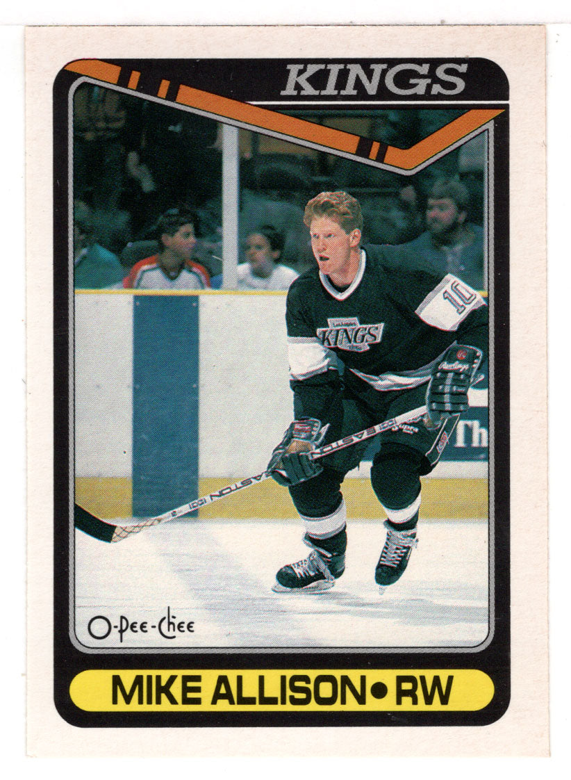 Mike Allison - Los Angeles Kings (NHL Hockey Card) 1990-91 O-Pee-Chee # 417 Mint