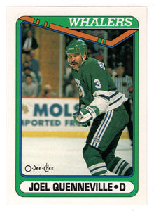 Joel Quenneville - Hartford Whalers (NHL Hockey Card) 1990-91 O-Pee-Chee # 418 Mint