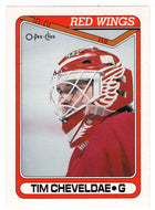 Tim Cheveldae RC - Detroit Red Wings (NHL Hockey Card) 1990-91 O-Pee-Chee # 430 Mint
