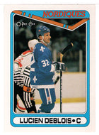 Lucien DeBlois - Quebec Nordiques (NHL Hockey Card) 1990-91 O-Pee-Chee # 441 Mint