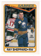 Ray Sheppard - Buffalo Sabres (NHL Hockey Card) 1990-91 O-Pee-Chee # 446 Mint