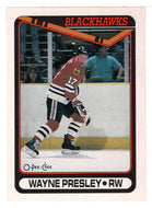 Wayne Presley - Chicago Blackhawks (NHL Hockey Card) 1990-91 O-Pee-Chee # 456 Mint