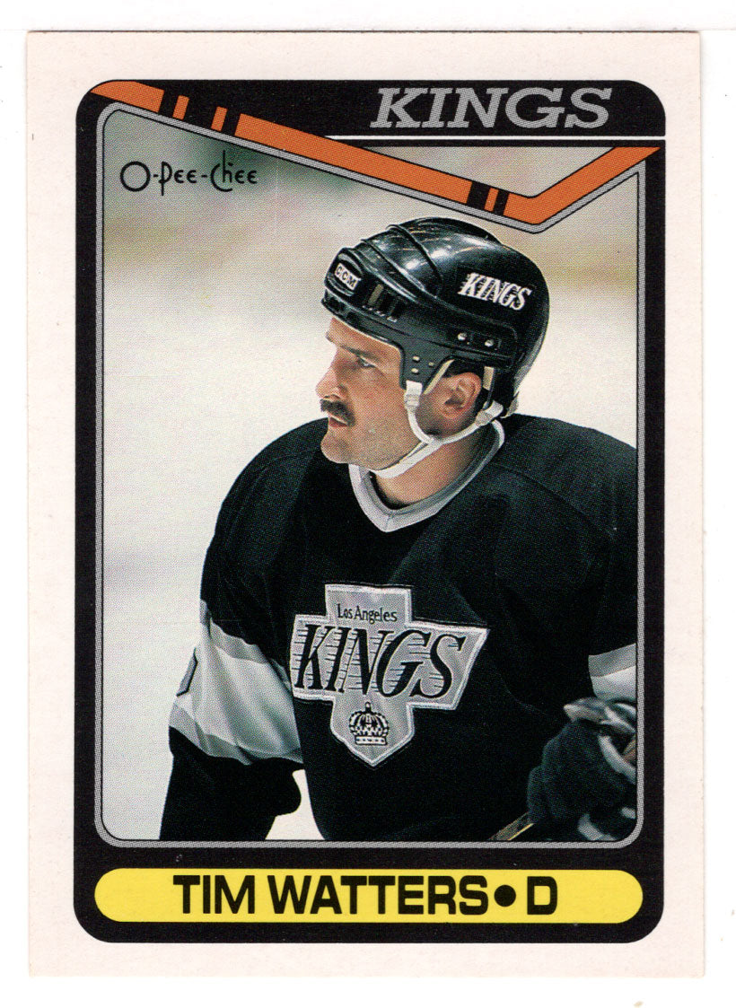 Tim Watters - Los Angeles Kings (NHL Hockey Card) 1990-91 O-Pee-Chee # 461 Mint