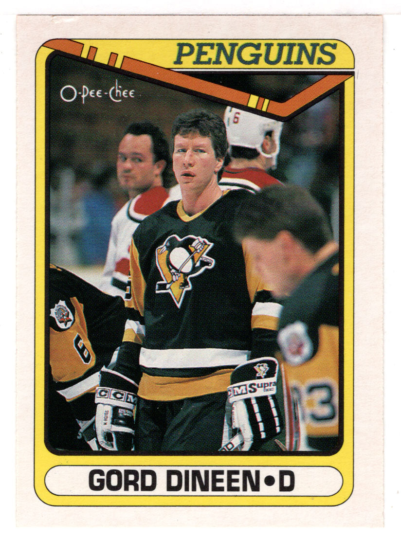 Gord Dineen - Pittsburgh Penguins (NHL Hockey Card) 1990-91 O-Pee-Chee # 470 Mint