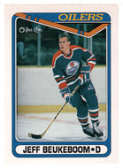 Jeff Beukeboom RC - Edmonton Oilers (NHL Hockey Card) 1990-91 O-Pee-Chee # 471 Mint