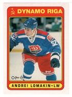 Andrei Lomakin RC - Dinamo Riga (NHL Hockey Card) 1990-91 O-Pee-Chee # 472 Mint