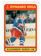 Alexander Kerch RC - Dinamo Riga (NHL Hockey Card) 1990-91 O-Pee-Chee # 474 Mint