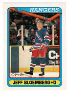 Jeff Bloemberg RC - New York Rangers (NHL Hockey Card) 1990-91 O-Pee-Chee # 483 Mint