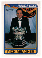Rick Meagher - St. Louis Blues - Frank J. Selke Award Winner (NHL Hockey Card) 1990-91 O-Pee-Chee # 486 Mint