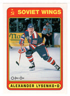 Alexander Lysenko RC - Soviet Wings (NHL Hockey Card) 1990-91 O-Pee-Chee # 500 Mint