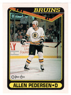 Allen Pedersen - Boston Bruins (NHL Hockey Card) 1990-91 O-Pee-Chee # 505 Mint