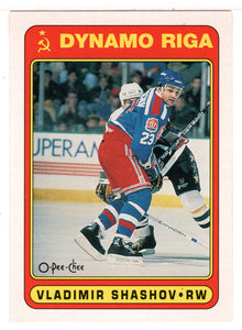 Vladimir Shashov RC - Dinamo Riga (NHL Hockey Card) 1990-91 O-Pee-Chee # 506 Mint
