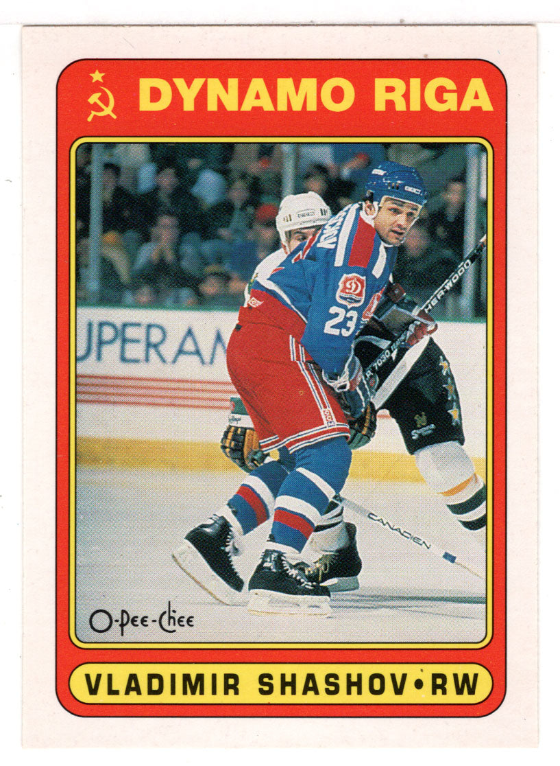 Vladimir Shashov RC - Dinamo Riga (NHL Hockey Card) 1990-91 O-Pee-Chee # 506 Mint