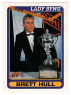 Brett Hull - St. Louis Blues - Lady Byng Award Winner (NHL Hockey Card) 1990-91 O-Pee-Chee # 513 Mint