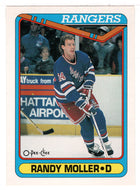 Randy Moller - New York Rangers (NHL Hockey Card) 1990-91 O-Pee-Chee # 515 Mint