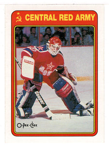 Maxim Mikhailovsky (NHL Hockey Card) 1990-91 O-Pee-Chee Central Red Army # 9R Mint