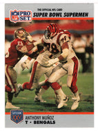 Anthony Munoz - Cincinnati Bengals (NFL Football Card) 1990-91 Pro Set Super Bowl XXV Silver Anniversary # 59 Mint