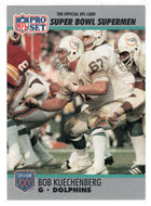 Bob Kuechenberg - Miami Dolphins (NFL Football Card) 1990-91 Pro Set Super Bowl XXV Silver Anniversary # 65 Mint