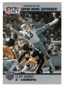 Cliff Harris - Dallas Cowboys (NFL Football Card) 1990-91 Pro Set Super Bowl XXV Silver Anniversary # 110 Mint