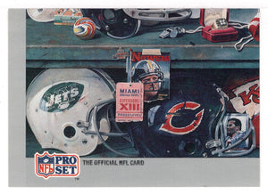 Puzzle Card # 7 - Bottom Row Left (NFL Football Card) 1990-91 Pro Set Super Bowl XXV Silver Anniversary # P 7 Mint