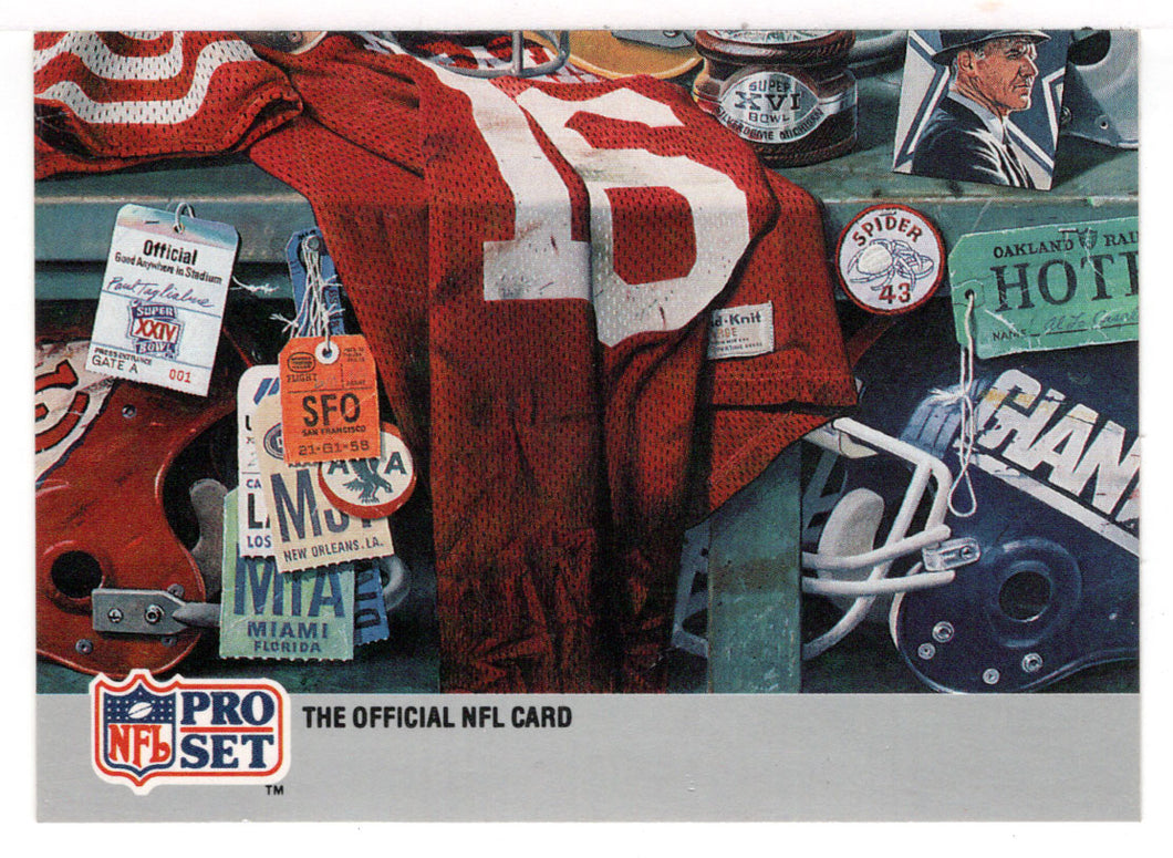 Puzzle Card # 8 - Bottom Row Middle (NFL Football Card) 1990-91 Pro Set Super Bowl XXV Silver Anniversary # P 8 Mint