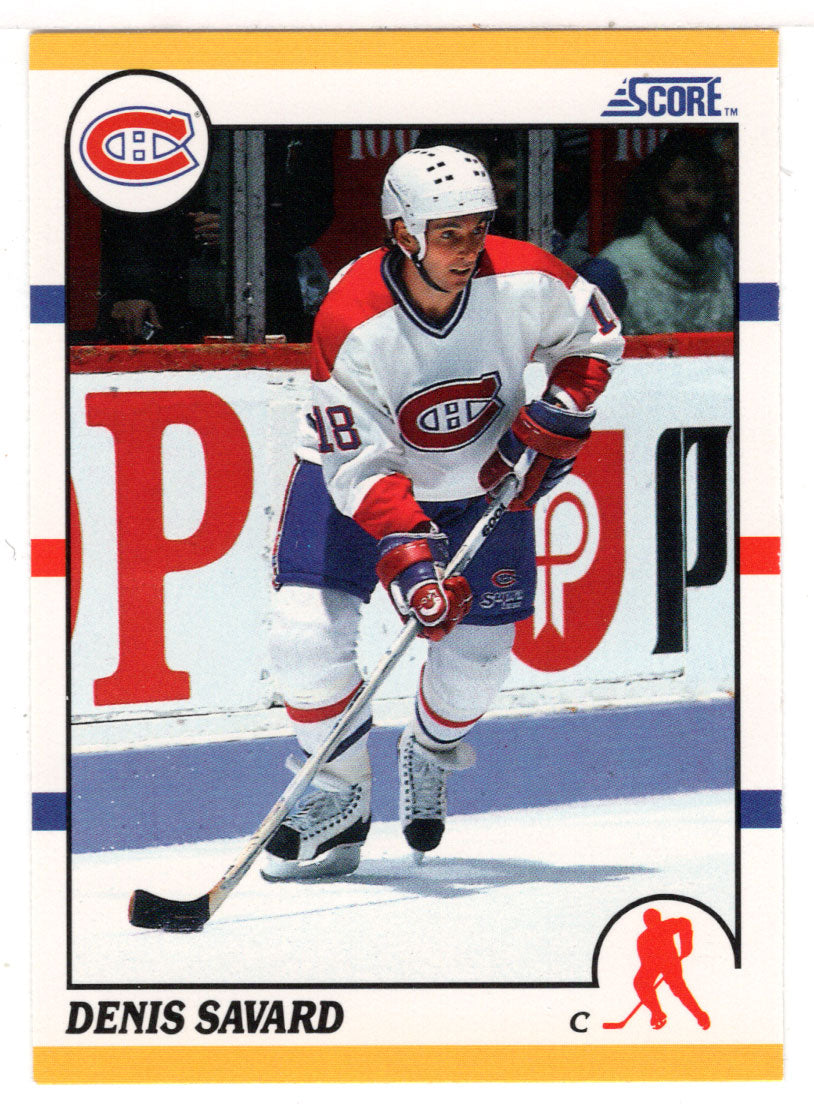 Denis Savard - Montreal Canadiens (NHL Hockey Card) 1990-91 Score Rookie Traded # 1 T Mint