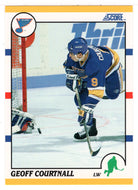 Geoff Courtnall - St. Louis Blues (NHL Hockey Card) 1990-91 Score Rookie Traded # 5 T Mint