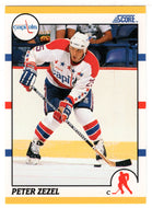 Peter Zezel - Washington Capitals (NHL Hockey Card) 1990-91 Score Rookie Traded # 6 T Mint