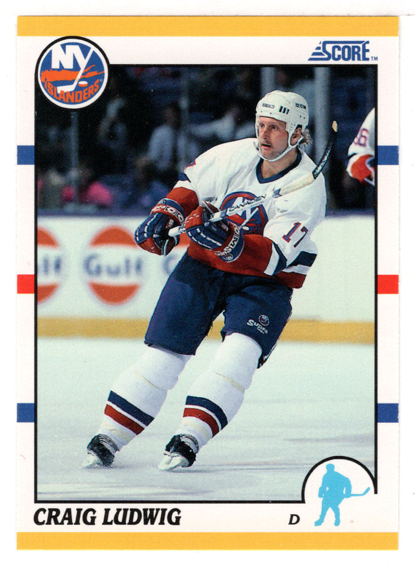 Craig Ludwig - New York Islanders (NHL Hockey Card) 1990-91 Score Rookie Traded # 8 T Mint