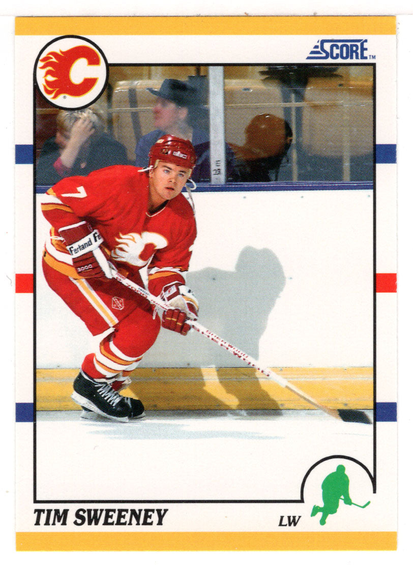 Tim Sweeney RC - Calgary Flames (NHL Hockey Card) 1990-91 Score Rookie Traded # 13 T Mint