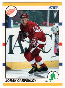 Johan Garpenlov RC - Detroit Red Wings (NHL Hockey Card) 1990-91 Score Rookie Traded # 17 T Mint