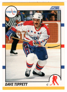 Dave Tippett - Washington Capitals (NHL Hockey Card) 1990-91 Score Rookie Traded # 29 T Mint