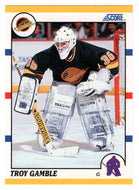 Troy Gamble - Vancouver Canucks (NHL Hockey Card) 1990-91 Score Rookie Traded # 32 T Mint