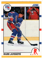 Mark Janssens - New York Rangers (NHL Hockey Card) 1990-91 Score Rookie Traded # 33 T Mint