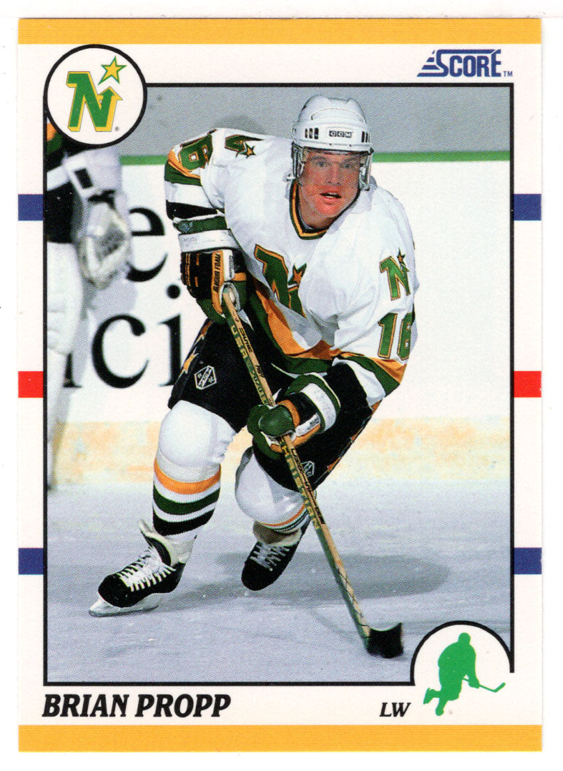 Brian Propp - Minnesota North Stars (NHL Hockey Card) 1990-91 Score Rookie Traded # 34 T Mint