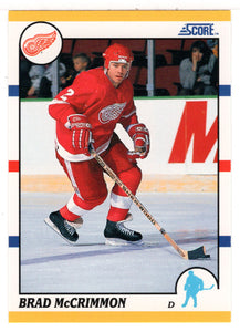 Brad McCrimmon - Detroit Red Wings (NHL Hockey Card) 1990-91 Score Rookie Traded # 37 T Mint