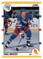 Paul Broten - New York Rangers (NHL Hockey Card) 1990-91 Score Rookie Traded # 41 T Mint