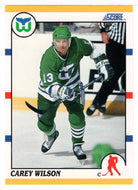 Carey Wilson - Hartford Whalers (NHL Hockey Card) 1990-91 Score Rookie Traded # 42 T Mint