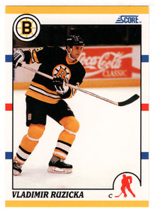 Vladimir Ruzicka RC - Boston Bruins (NHL Hockey Card) 1990-91 Score Rookie Traded # 44 T Mint