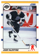 John McIntyre RC - Los Angeles Kings (NHL Hockey Card) 1990-91 Score Rookie Traded # 46 T Mint