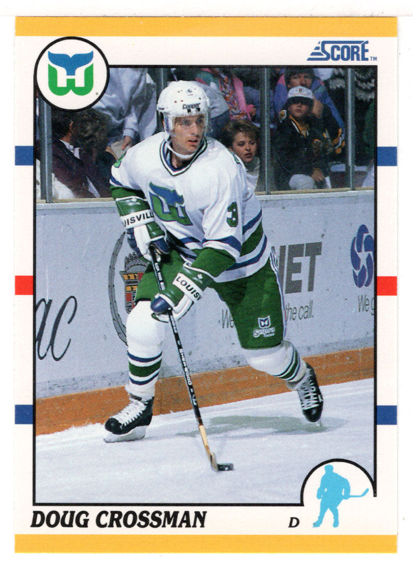 Doug Crossman - Hartford Whalers (NHL Hockey Card) 1990-91 Score Rookie Traded # 52 T Mint