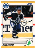 Paul Fenton - Toronto Maple Leafs (NHL Hockey Card) 1990-91 Score Rookie Traded # 57 T Mint
