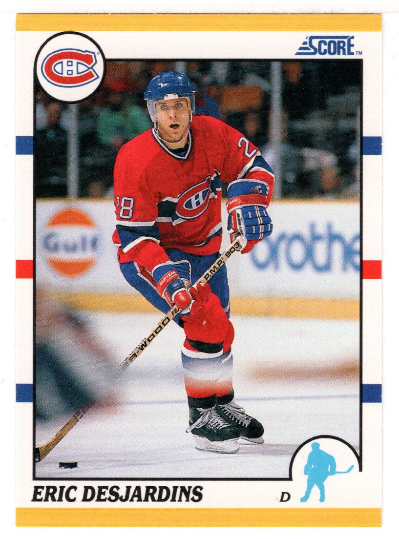 Eric Desjardins RC - Montreal Canadiens (NHL Hockey Card) 1990-91 Score Rookie Traded # 58 T Mint