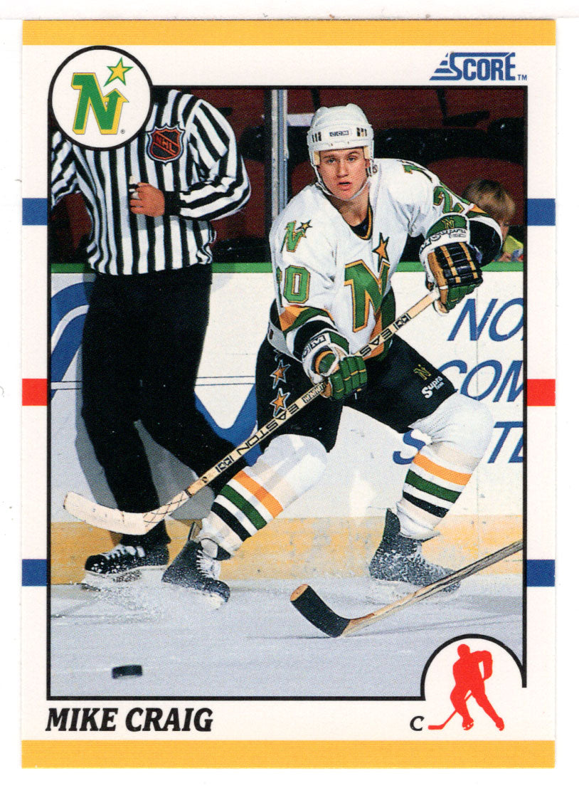 Mike Craig RC - Minnesota North Stars (NHL Hockey Card) 1990-91 Score Rookie Traded # 59 T Mint